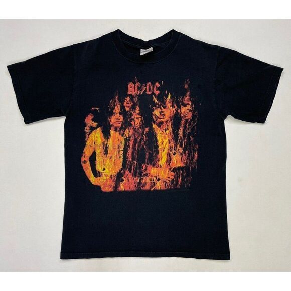 ACDC AC/DC Highway To Hell Graphic T-shirt Women Small Black Music 2006 - Picture 1 of 11